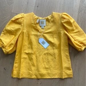 BNWT Emily McCarthy Penny Puff Sleeve Blouse